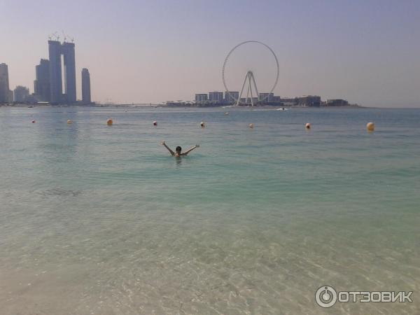 Пляж Dubai Marina beach (ОАЭ, Дубай) фото