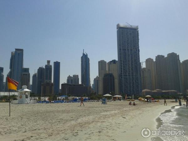 Пляж Dubai Marina beach (ОАЭ, Дубай) фото