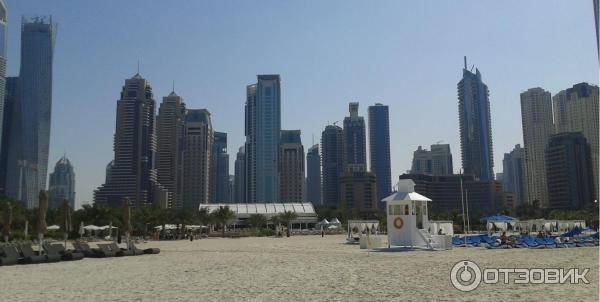 Пляж Dubai Marina beach (ОАЭ, Дубай) фото