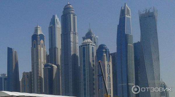 Пляж Dubai Marina beach (ОАЭ, Дубай) фото