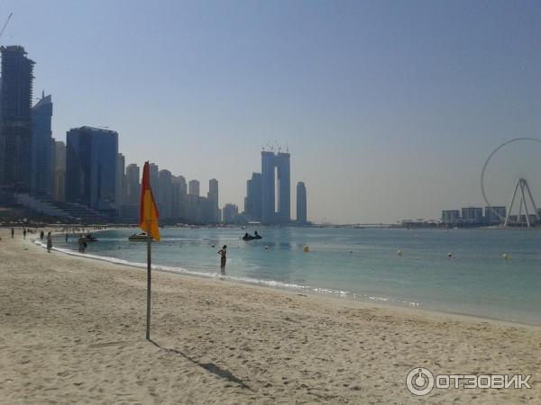 Пляж Dubai Marina beach (ОАЭ, Дубай) фото