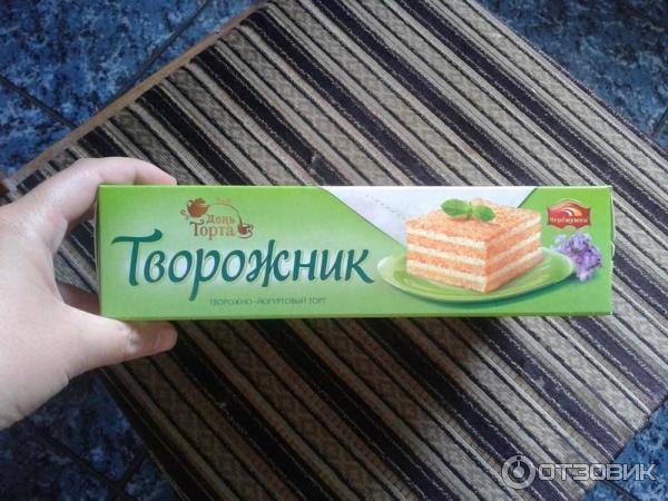 Творожно-йогуртовый торт Творожник Черемушки фото