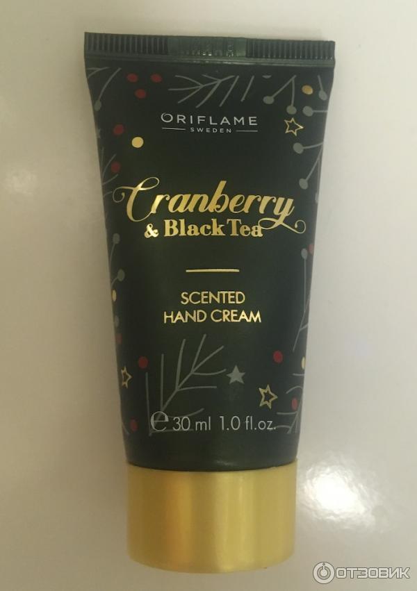 Тюбик крема для рук Oriflame Cranberry Black Tea