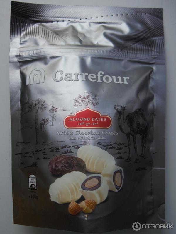 Отзыв о Конфеты Carrefour Almond Dates с фиником и миндалем | Очень ...
