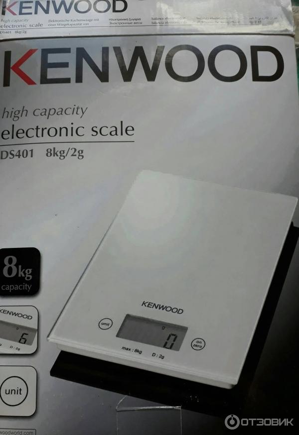 Отзыв о Весы кухонные Kenwood DS401 | компактные весы