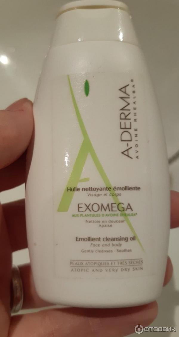 Масло для душа для атопической кожи A-Derma Exomega фото