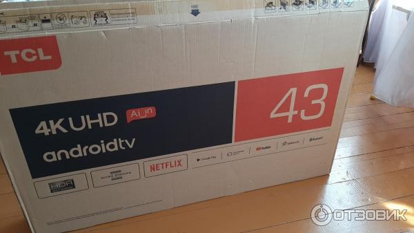 Упаковка телевизора