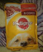 Корм для собак Pedigree с говядиной в соусе фото