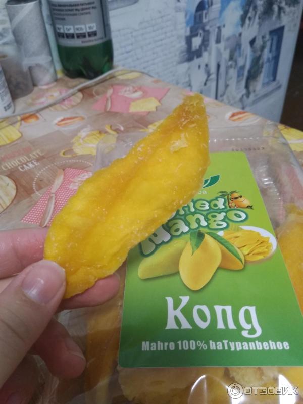 Манго сушеное Kong Dried mango фото