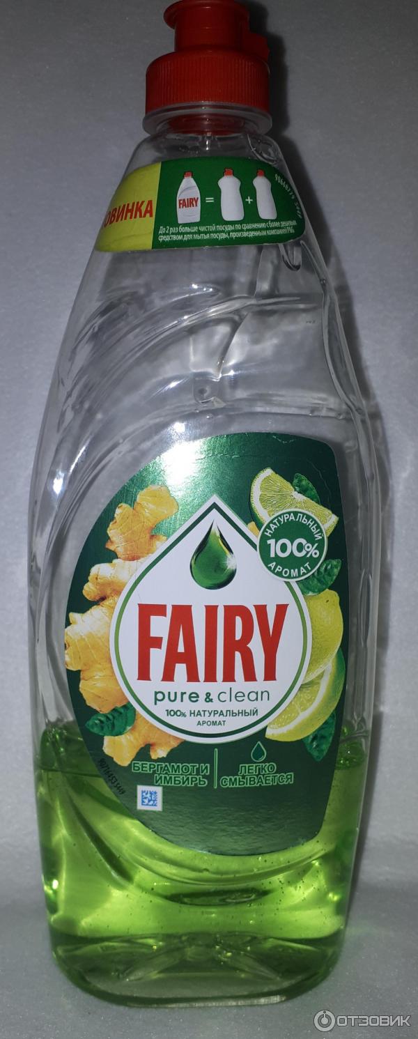 Средство для мытья посуды Fairy Pure&clean фото