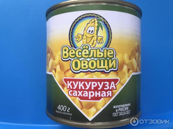 Кукуруза консервированная Веселые овощи фото