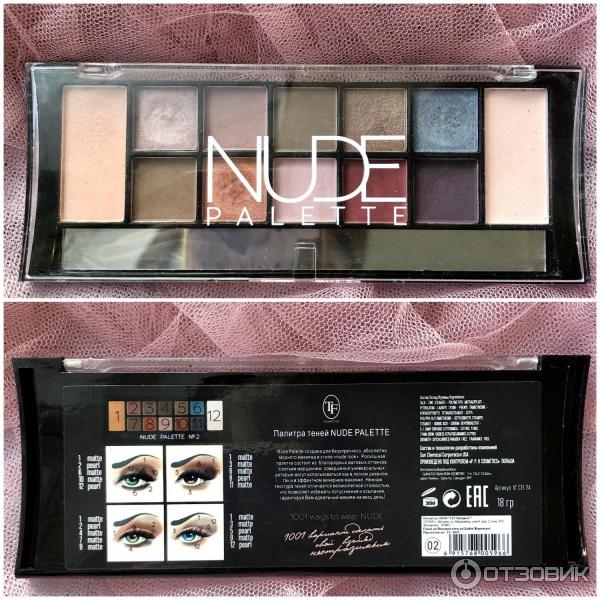 Тени для век TF Nude Palette фото