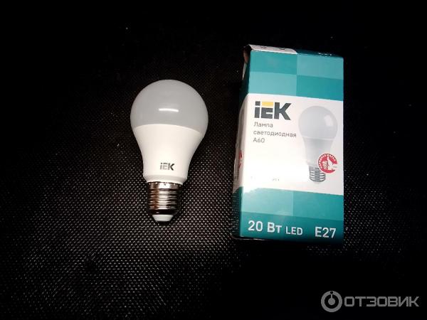 Лампа светодилдная iEk Led A60 с цоколем Е27