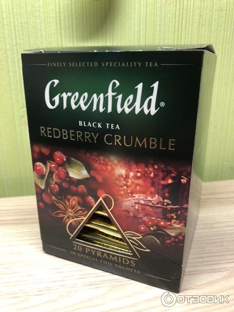 Черный чай Greenfield Redberry crumble фото