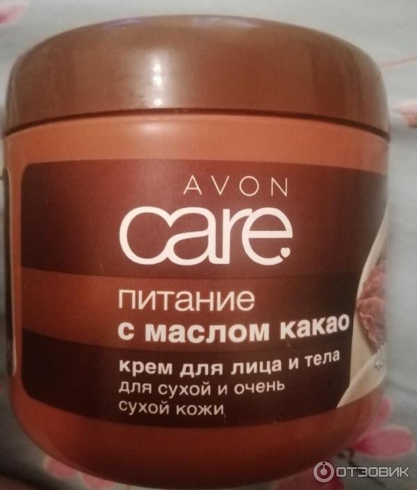 Крем для лица и тела Avon Care Питание с маслом какао фото