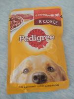Корм для собак Pedigree с говядиной в соусе фото