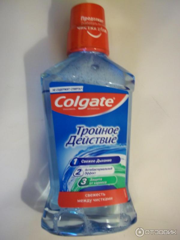 Ополаскиватель для полости рта Colgate Тройное действие фото