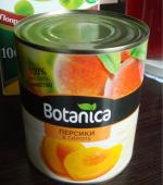 Персики в сиропе Botanica фото