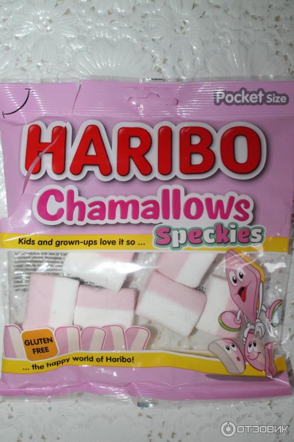 Жевательный зефир Haribo Chamallows Speckies фото