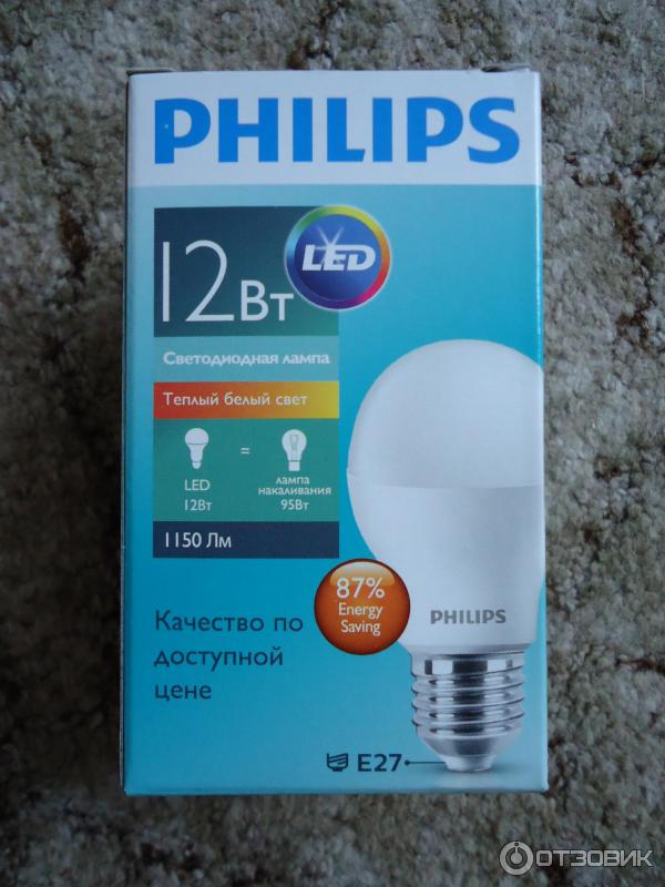 Лампочка LED Philips 12 Вт фото