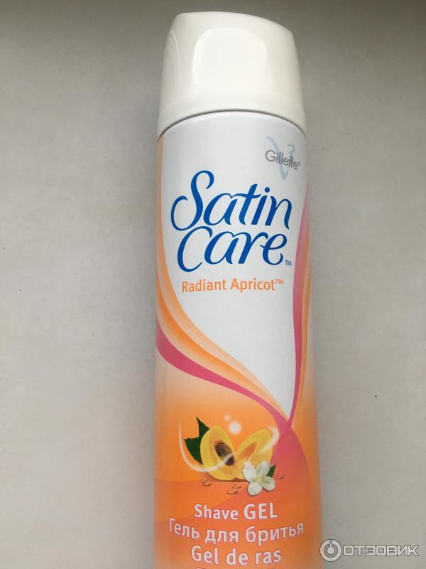 Гель для бритья Gillette Satin Care Radiant Apricot фото