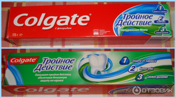 Зубная паста Colgate Тройное действие фото