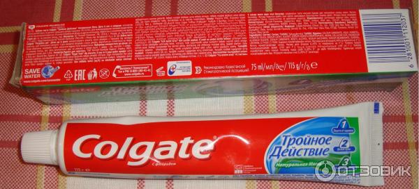 Зубная паста Colgate Тройное действие фото