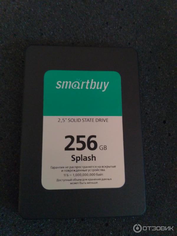 Отзыв о SSD-накопитель Smartbuy Splash 256Gb SBSSD-256GT-MX902-25S3 ...