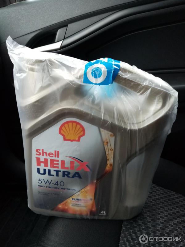 Синтетическое моторное масло Shell Helix Ultra 5W-40 фото