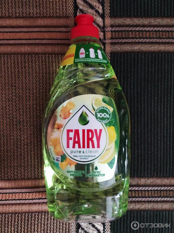 Средство для мытья посуды Fairy Pure&clean фото