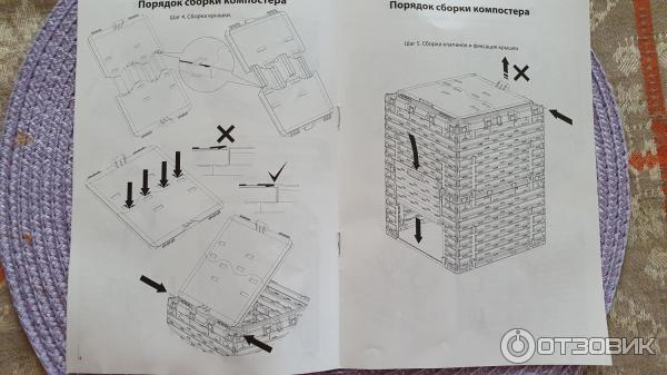 Компостер Piteko с крышкой фото