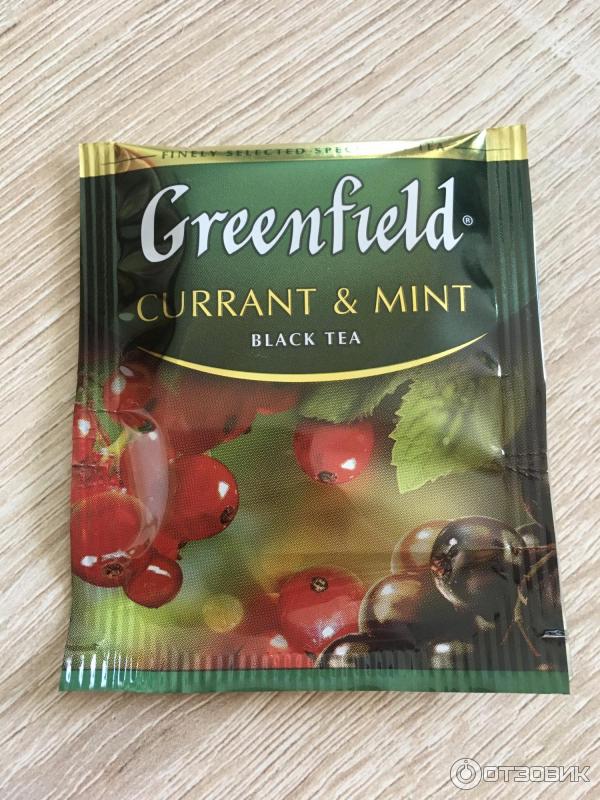 Чай Greenfield Currant & Mint в пакетиках фото