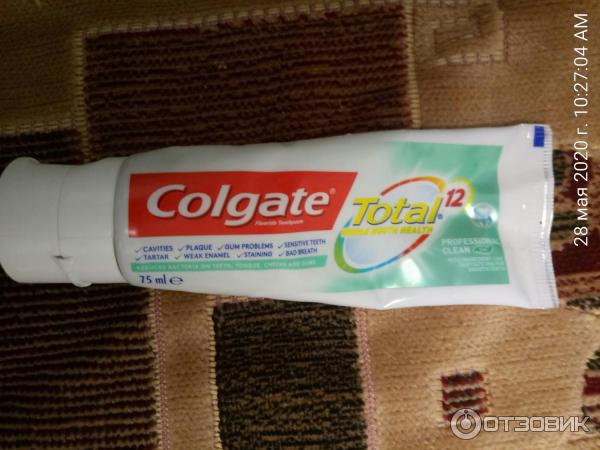 Зубная паста Colgate Total 12 Pro-Clean Gel фото