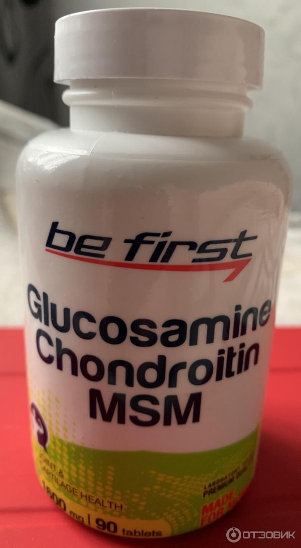 Препарат для суставов и связок Be First Glucosamine + Chondroitin + MSM фото