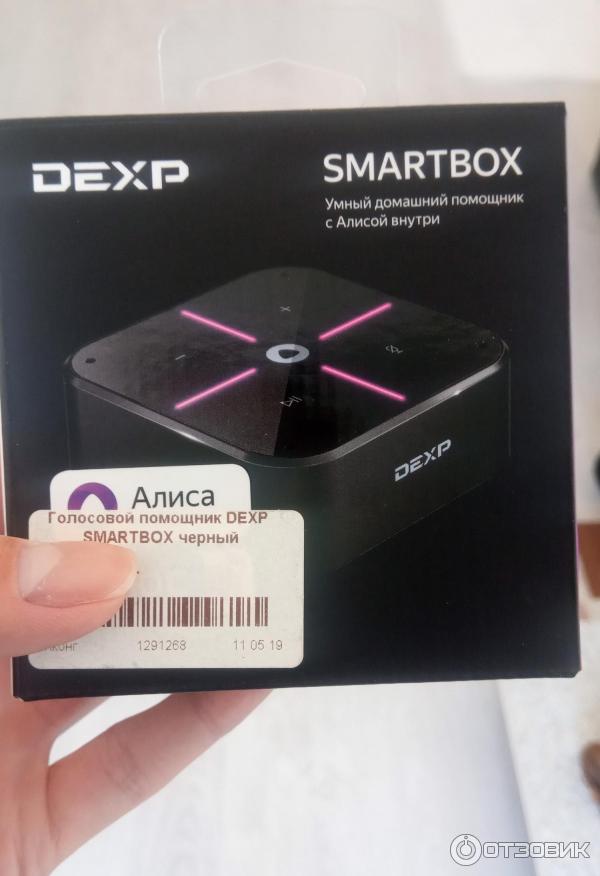 Умная колонка DEXP Smartbox c голосовым помощником Алиса фото