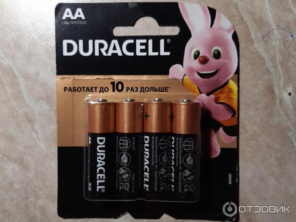 Батарейки Duracell AA LR6/MN1500 фото