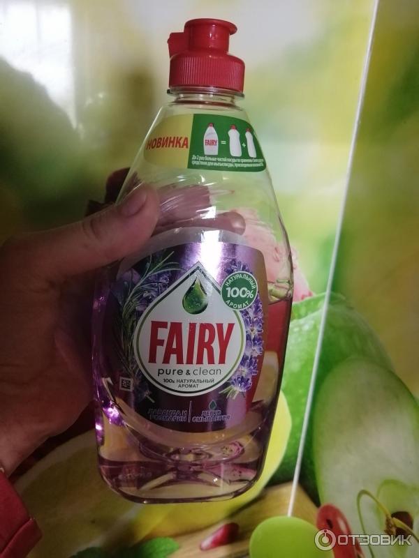 Средство для мытья посуды Fairy Pure&clean фото