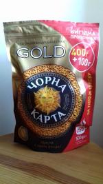 Кофе растворимый Черная карта Gold фото