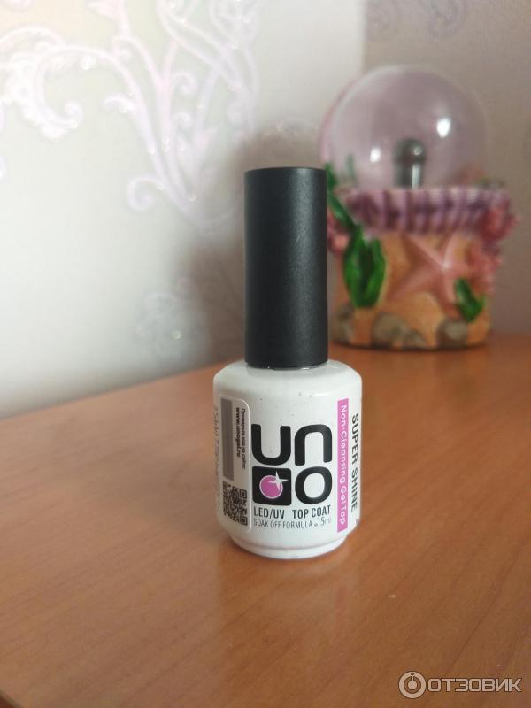 Топовое покрытие для гель-лака Uno Top Coat Super Shine без липкого слоя фото