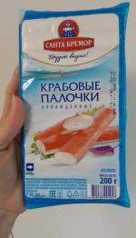 Крабовые палочки охлажденные "Санта Бремор" фото