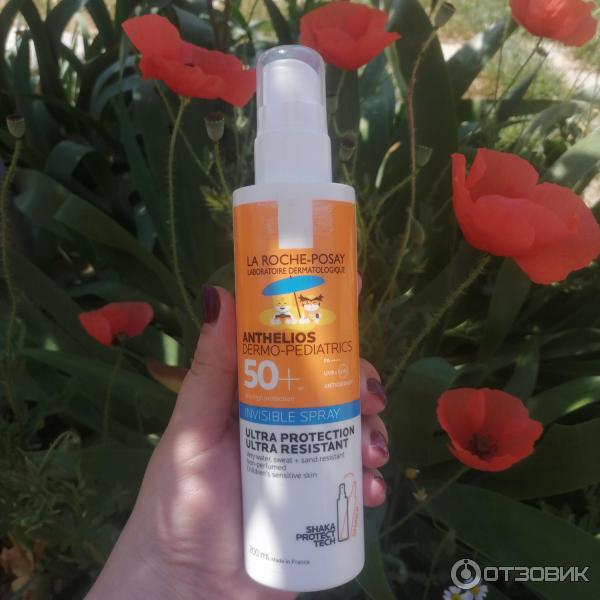 ANTHELIOS DERMO-PEDIATRICS Детский солнцезащитные невидимый спрей для лица и тела SPF 50+/PPD 36 фото