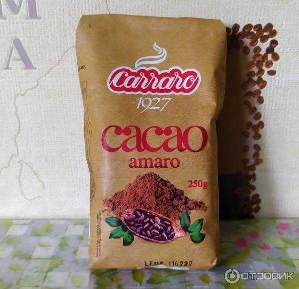 Отзыв о Какао-напиток растворимый Carraro Cacao Amaro | Живое какао, не ...