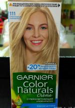 Краска для волос Garnier Color Naturals 111 "Платиновый блонд" фото