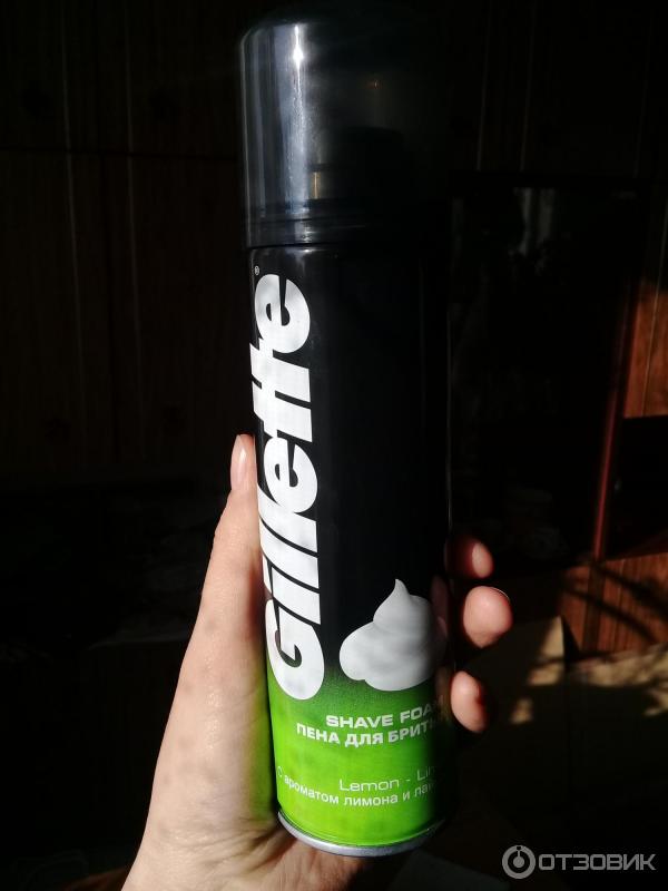 Пена для бритья Gillette Lemon Lime фото