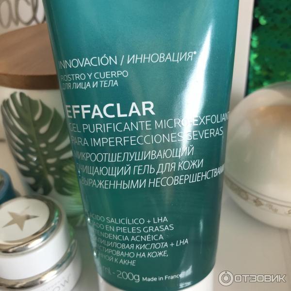 Микроотшелушивающий очищающий гель La Roche-Posay Effaclar фото