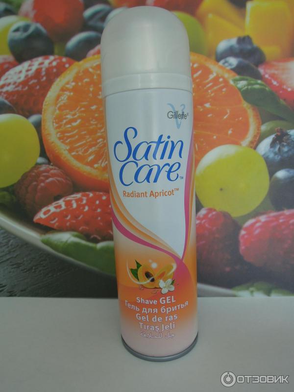 Гель для бритья Gillette Satin Care Radiant Apricot фото