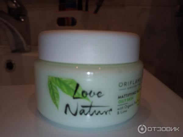Отзыв о Матирующий крем-флюид для лица Oriflame Love Nature с ...