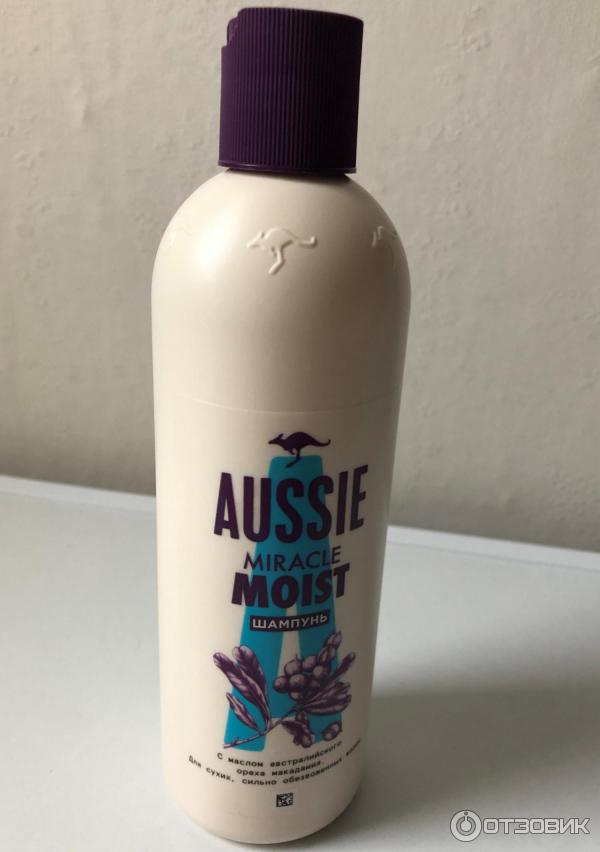 Шампунь Aussie Miracle Moist для сухих и поврежденных волос фото