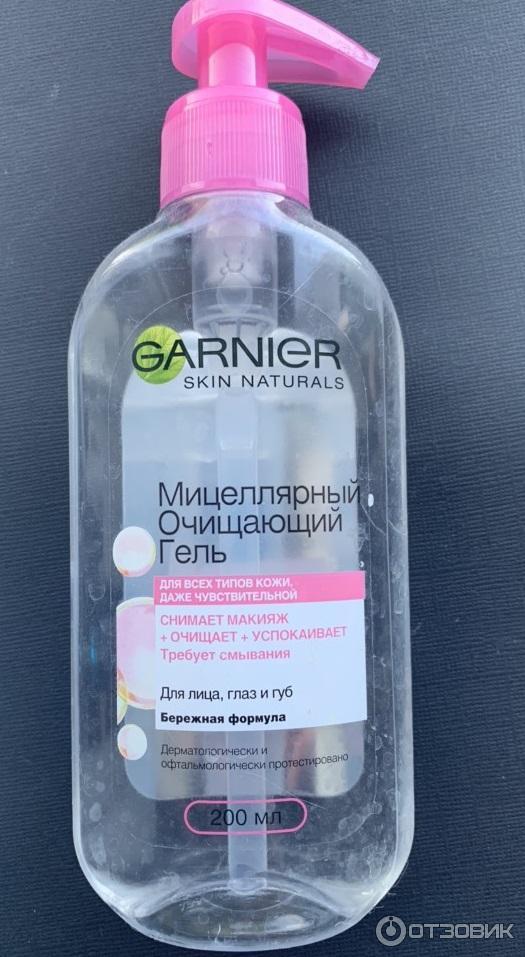 Мицеллярный очищающий гель Garnier Skin Naturals фото