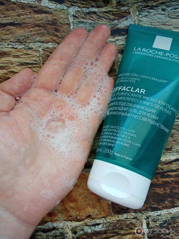 Микроотшелушивающий очищающий гель effaclar la roche posay